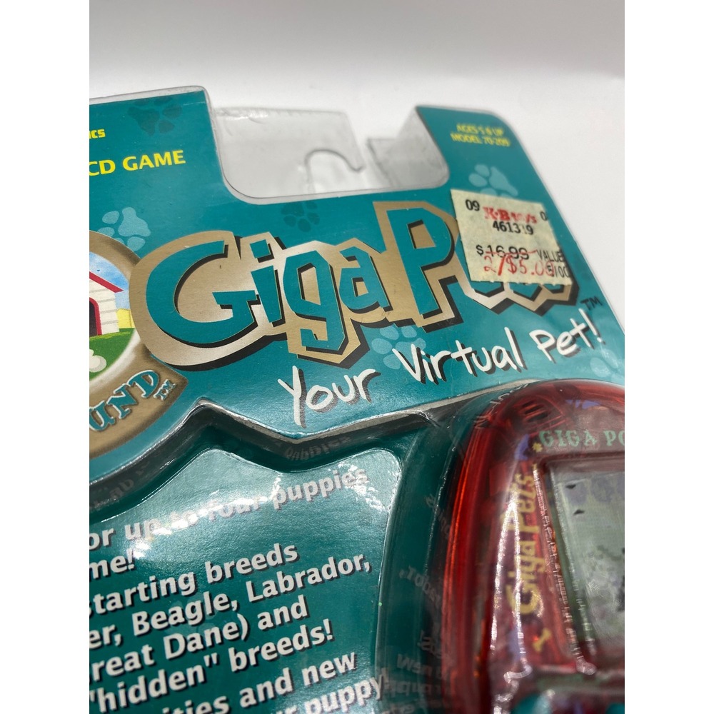 Vintage 1997 Tiger Electronics Giga Pets Giga Pound Red Virtual Pet 70-209 NIP
